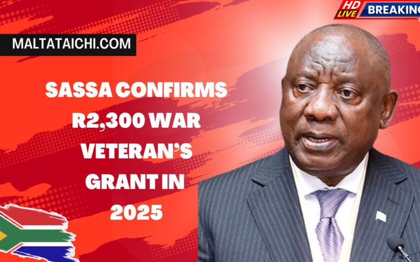 SASSA Confirms R2,300 War Veteran’s Grant In 2025 – Eligibility & Payment Dates Explained