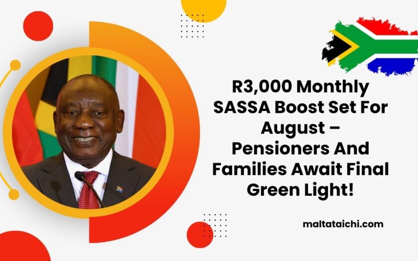 R3,000 Monthly SASSA Boost Set For August – Pensioners And Families Await Final Green Light!